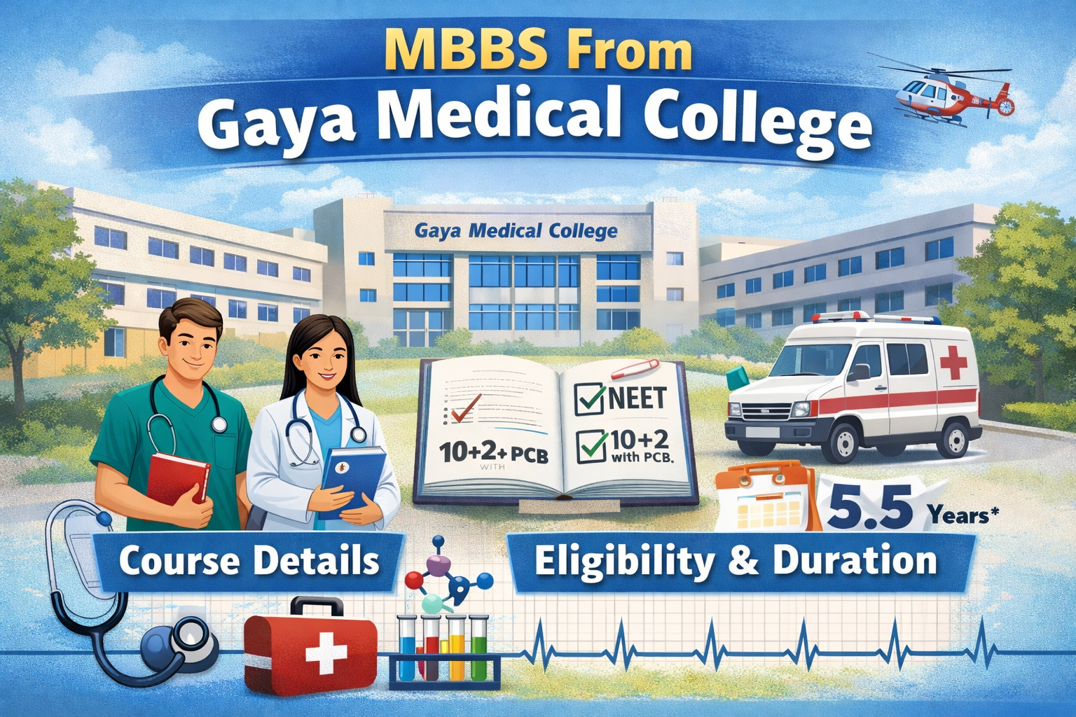 MBBS?from Gaya Medical College: Course Details, Eligibility and Duration